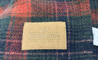 Pendleton Home Collection Green  blue rust Throw Blanket 100  Wool  53  X 65 