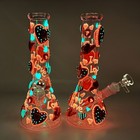 9  Heavy Duty Glass Bong Glass Water Pipe Smoking Tobacco Pipe Beaker 14mm Bowl