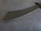 24    Machete Black Cord Wrapped Reverse Tanto Oriental Style Leather Sheath 1 8lb