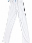 Champro Kids White Baseball Pants With Black Side Stripe