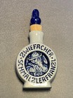Mini German 1970s Salt Glazed Snuff Bottle Zwiefacher Schmalzler Franzl