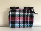 Vera Bradley Nwt Triple Compartment Crossbody Bag Ribbons Plaid Exact 1