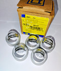 Lot Of 5 Square D 9001c2 Glass Clear Caps For Standard Push To Test Pilot Lights