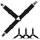 Bed Sheet Straps Tie Down Straps 4-pack Bed Suspender Straps Triangle Grippers
