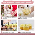Food Coloring Liquid Set 18 Colors X 10ml Food Grade Food Dye Edible Vibrant