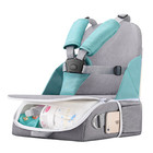 High Chair  Portable Travel Diaper Bag Booster Seat Child Toddler  Blue Or Pink 