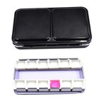Travel Artist Empty Watercolor Tins Palette Paint Case With 12pcs Half Pans