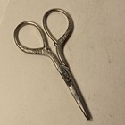 Vintage Small Sewing Ornate Embroidery Scissors Usa