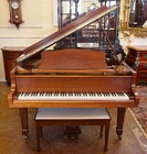 1979 Yamaha Walnut Satin Finish G1j Baby Grand Piano Made In Japan