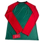 Official Fifa World Cup Qatar 2022 Mexico Long Sleeve Jersey Green Red Sz Medium