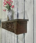 Antique Engraved Wall Shelf  unique Wood Carving Wall Shelf  unique Hand Carved