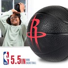 Franklin Sports Nba Houston Rockets Mini Foam Basketball - Kids 5 5 Inch Toy