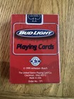 Sealed New Vintage Budweiser Beer Red Playing Cards Deck Of Cards
