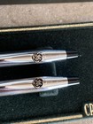 Cross Century Chrome Pen   Pencil Set Ge Logo 350105 Nos In Box Vintage