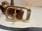 Walsh British Halter 5147 Regular Horse Chestnut White Thread New With Tags