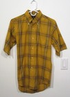 Early Mid 1960s Nos Vintage Shirt Tapered Tails Button Down Collar Small S S14