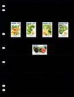  6 00 Scott Value - 1996 Uganda Fruits East Africa Orange Avocado Cv Mnh Nh Umm