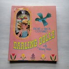 Vtg Darling Paper Dolls W wavy Hair Front   Back Costumes In Box 1952 Saalfield