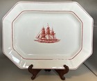 12  Wedgwood Rust Rectangular Platter - Flying Cloud Pattern