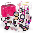 Kids Makeup Kit For Girls  Real Washable Makeup Set Toy For Girl Make Up Remover