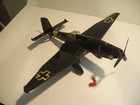 Vtg 1970s Cox Thimble Drome Stuka Gas Powered Model Airplane W cox 400 Start Kit