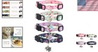 Safe   Stylish Breakaway Cat Collars With Floral Patterns - Adjustable 4 Pack