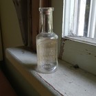 1880s Hoyts German Cologne Lowell Mass Emb With Label Trial Size