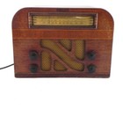 Philco Model 40-140 Wood Tube Table Radio Am And Two Sw Bands Circa 1940 Vintage