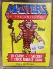 1984 Masters Of The Universe Topps Sealed Pack  teela  On Pack Front - O g motu 