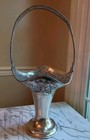 Sheffield Reproduction Victorian Brides Basket  Marked 512  As Silver   Read