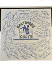 1958 1959 Baltimore Colts Cheeseboard W  Facsimile Signatures Unitas Old Autogra