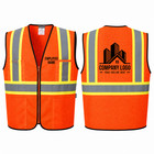 Custom Logo Hi-vis Safety Vest Ansi Class 2  Reflective Construction Bulk Order