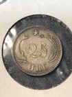1905 Denmark 25 Ore  xf   - 60  Silver