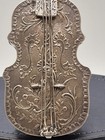 Antique Sterling Silver Violin Handmade Early 19th Century