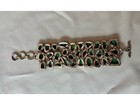 Vintage Silver Turquoise Gemstone Set Necklace Bracelet Earrings Ring