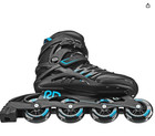 Roller Derby Rd Aerio Q-84 Adult Inline Skates Black blue Men s Size 10 Us