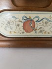 Vtg Rare Marmalade Geese Apple  Wooden Bread Box International China  Country 