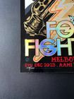 Foo Fighters Foil Poster Melbourne 2023 Rhys Cooper 12x36 Signed X 165 Artist Ed