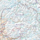 National Geographic Benchmark Yosemite National Park Area Recreation road Map