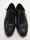 Vintage Florsheim Men s Black Leather Wingtip Oxford Shoes Size 10d