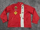 Vintage Girl Scouts Jacket Womens Medium Red Bonner Etwol Patches 80s Talon