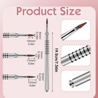 3 Pack 3d Flower Brush For Acrylic Nail Brush  2 4 5 Kolinsky Nail Art Brushes