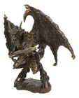 8 5 Inch Chaos Mystical Warrior God With Wings Statue Figurine