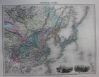 Original Antique Map China  Korea  Japan   chine Et Coree   Migeon 1891