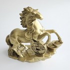 Golden Horse Feng Shui Statue     Symbol Of 2026     Wealth Coins     7  Home Decor