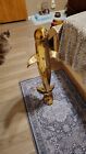 33  Standing Brass Dolphin