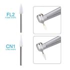 Dental White Stone High Speed Polishing Burs Fg Cone flame round Aluminum Oxide