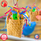 Bonka Bird Toys 1007 Goody Bag Small Foraging Chew Treat Parrot Cage Toy Pets