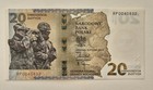 Polish Collector Banknote 20 Zlotych Commemorative Unc 2022 Border Protection 