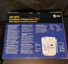 At t White Cordless Telephone 9351 W  Digital Answering System New Old Stock